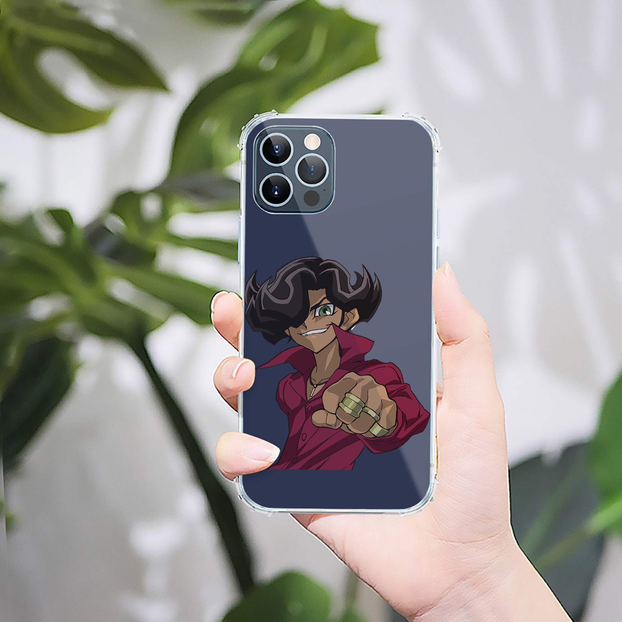 （画像用） 遊☆戯☆王 Yu-Gi-Oh! 【iPhone 12シリーズ対応】透明スマホケース（クリアソフトケース）